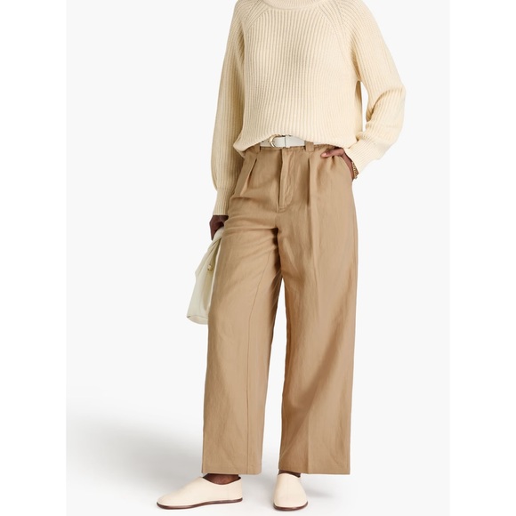 Alex Mill Pants - ALEX MILL Madeline Pleated Wide Leg Pants